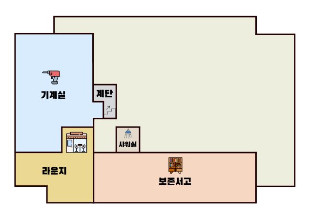 지하1층 안내도